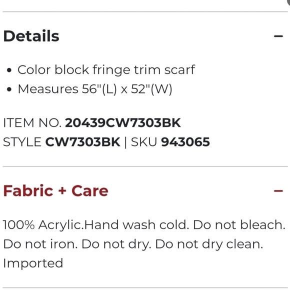 Buckle Multicolor Scarf - Picture 2 of 8